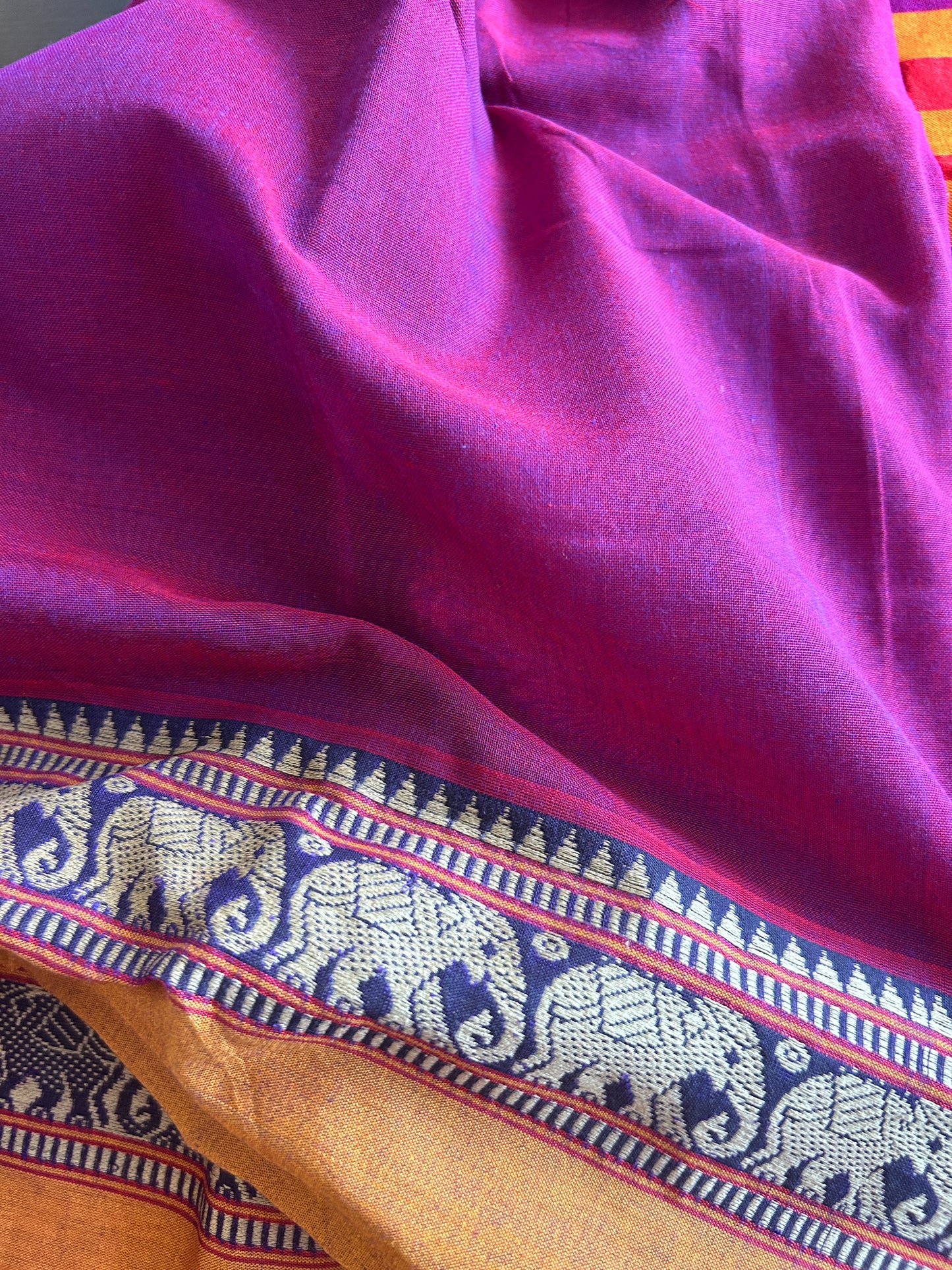 PINK NARAYANPET SAREE