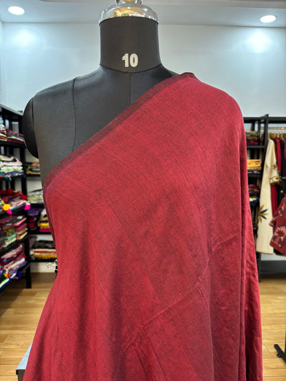MAROON ACRYLIC SAREE