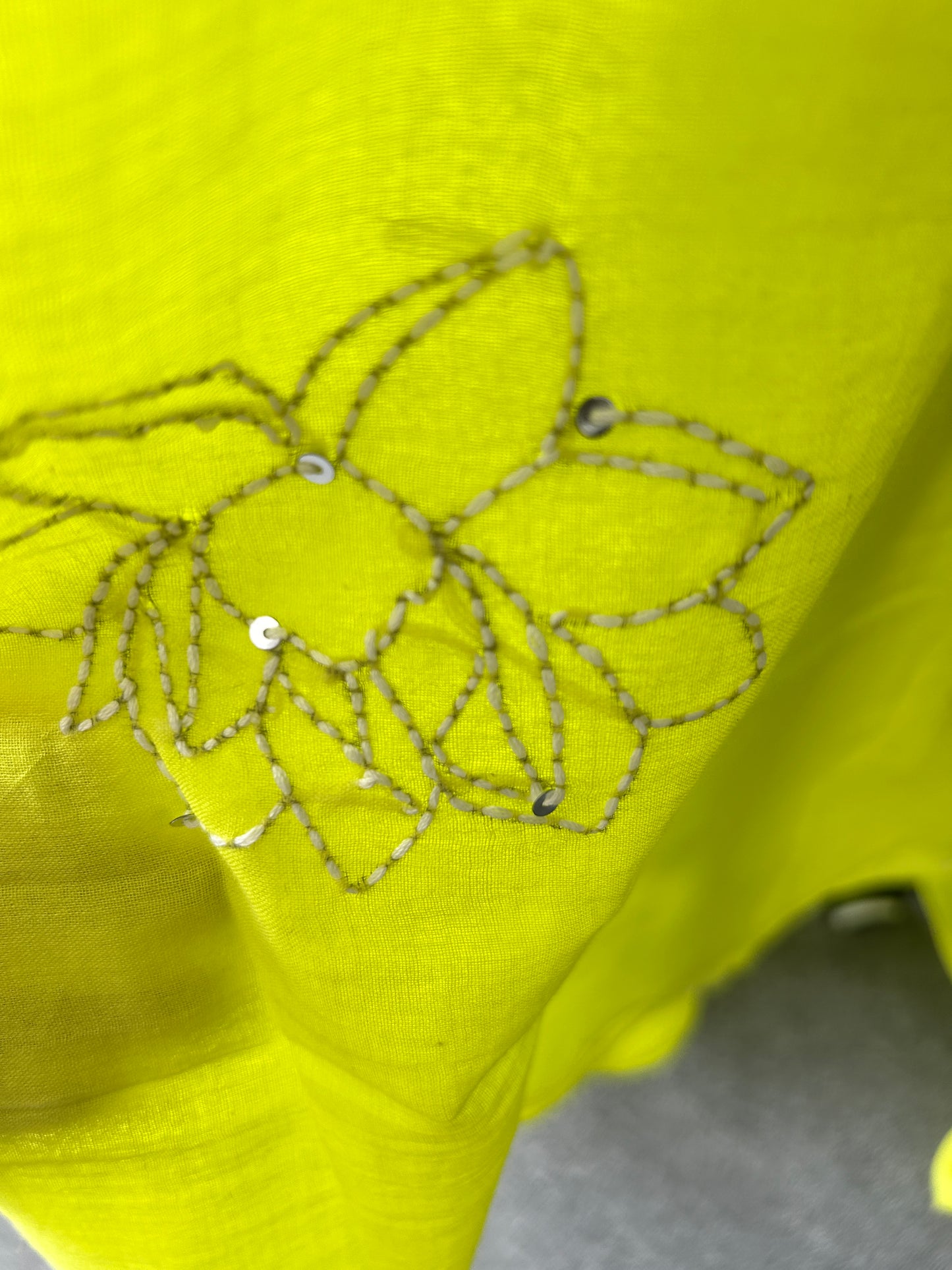 GREEN KATHA MUL SAREE