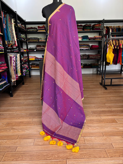 PURPLE JAMDANI SAREE