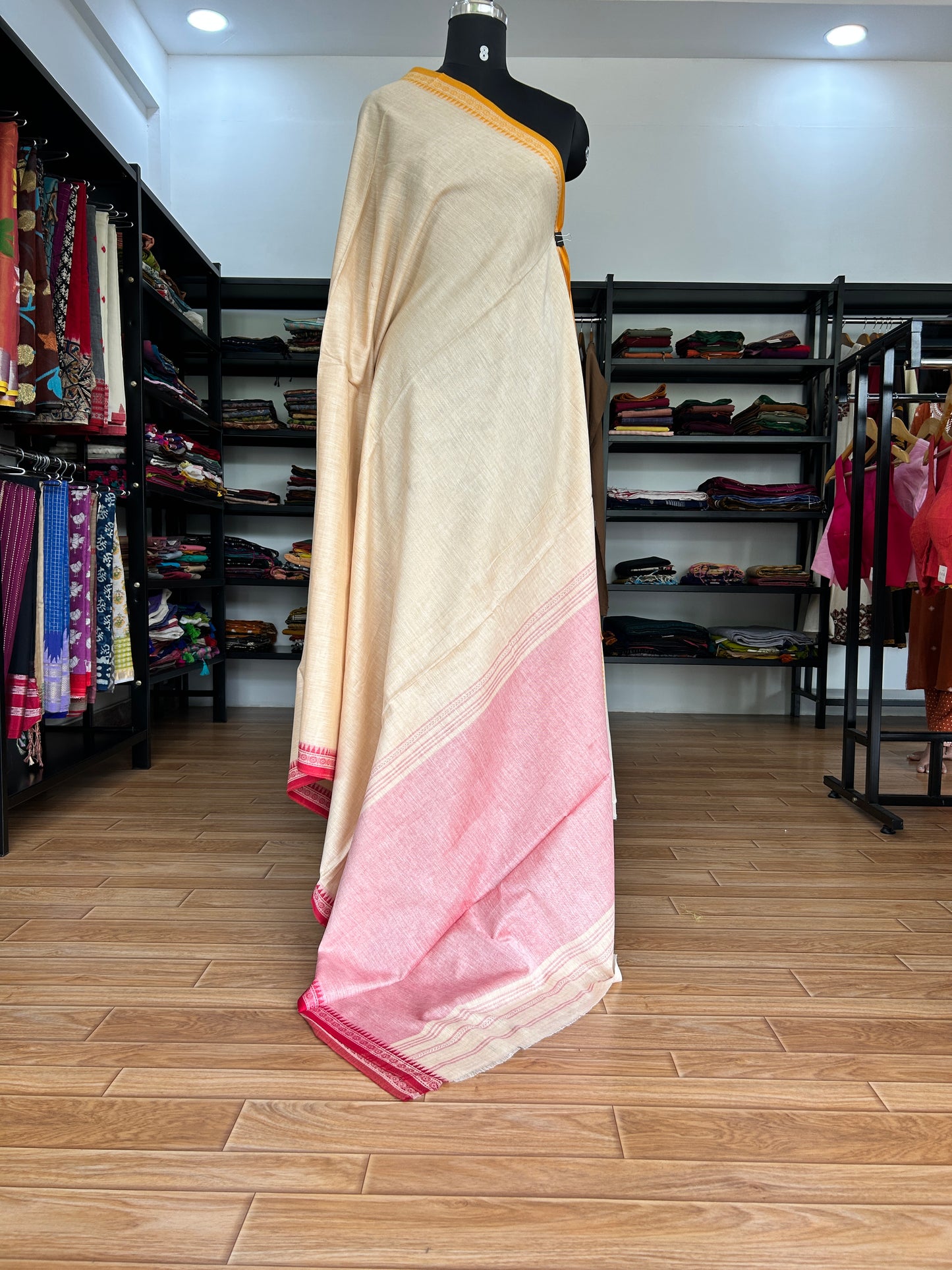 YELLOW DHANIAKHALI SAREE