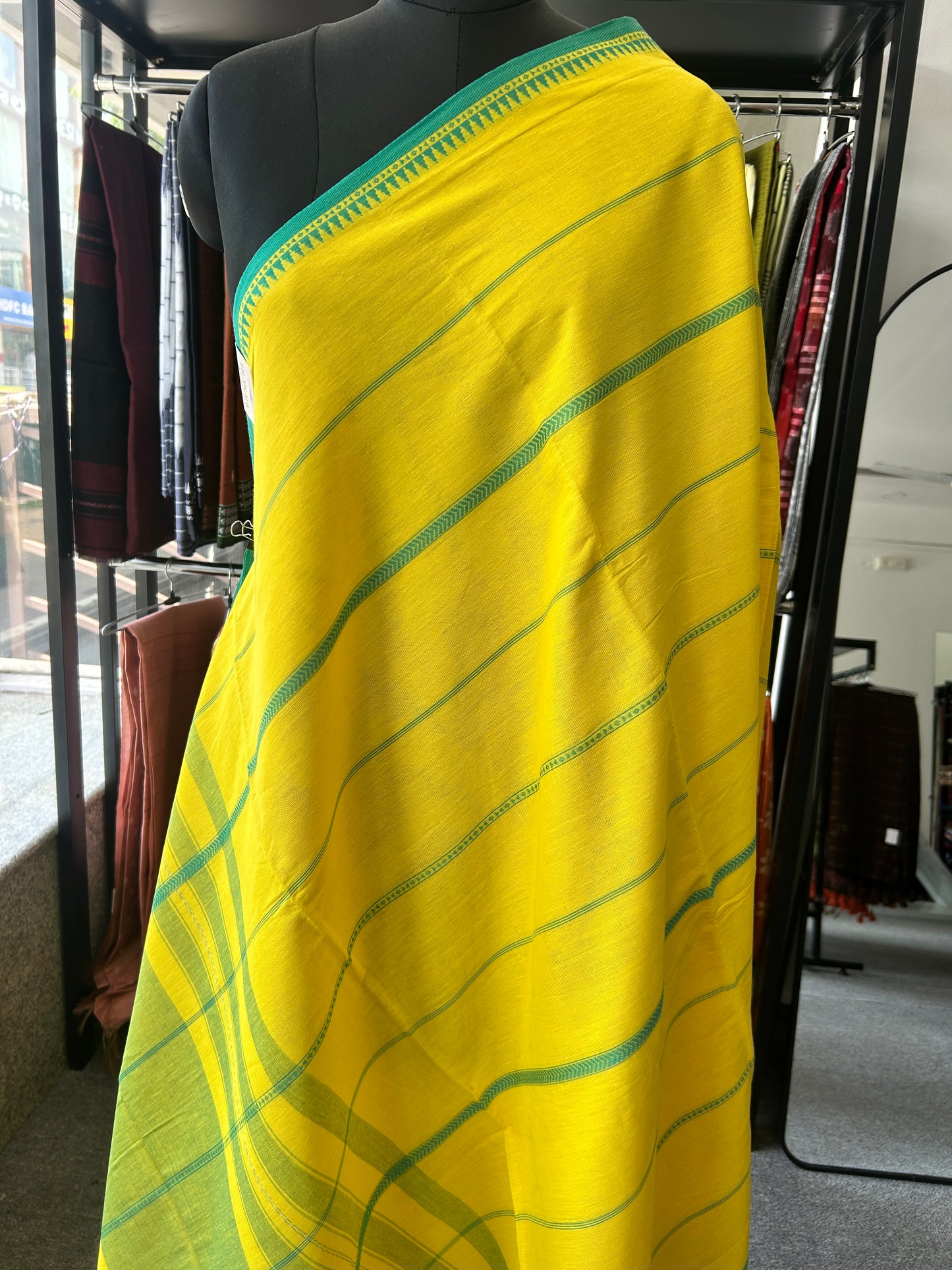 YELLOW DHANIAKHALI SAREE