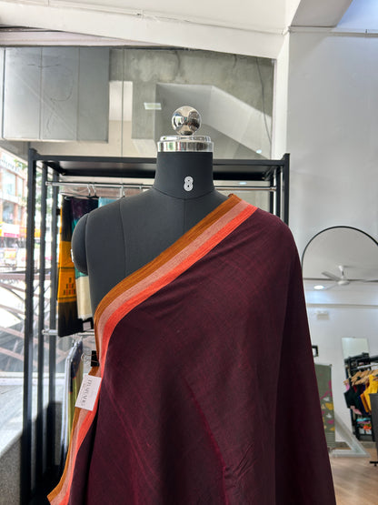BROWN DHANIAKHALI SAREE