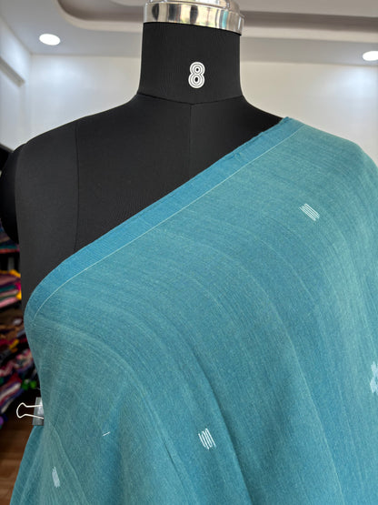BLUE JAMDANI SAREE
