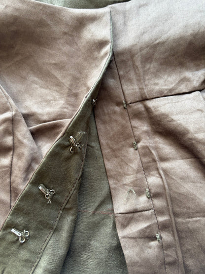 Brown Embroidered blouse