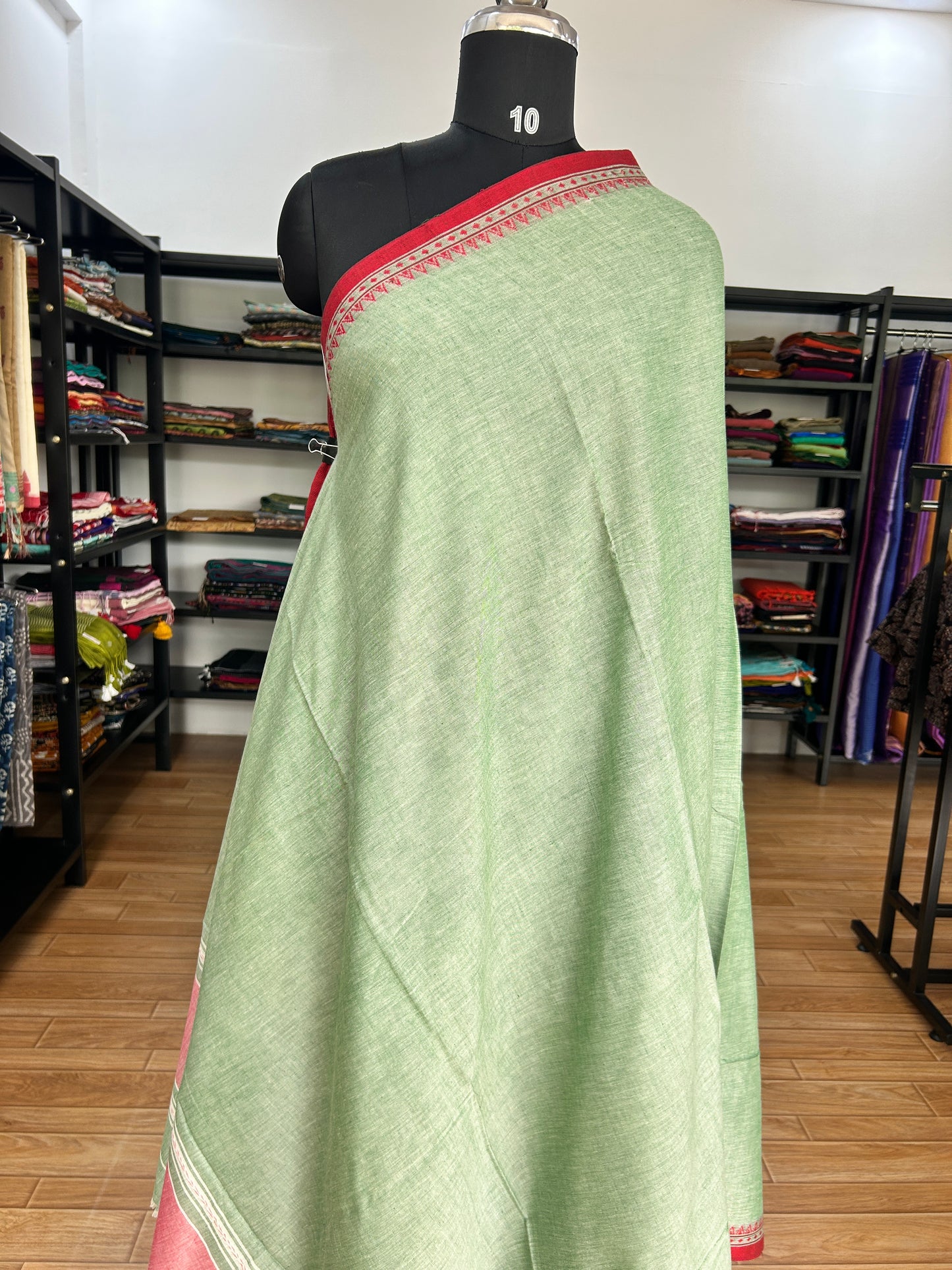 GREEN DHANIAKHALI SAREE