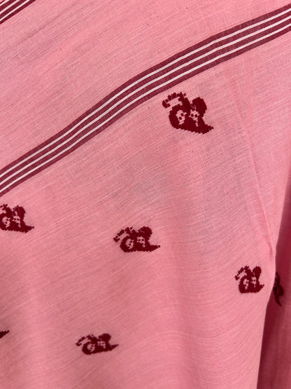 PINK DHANIAKHALI SAREE