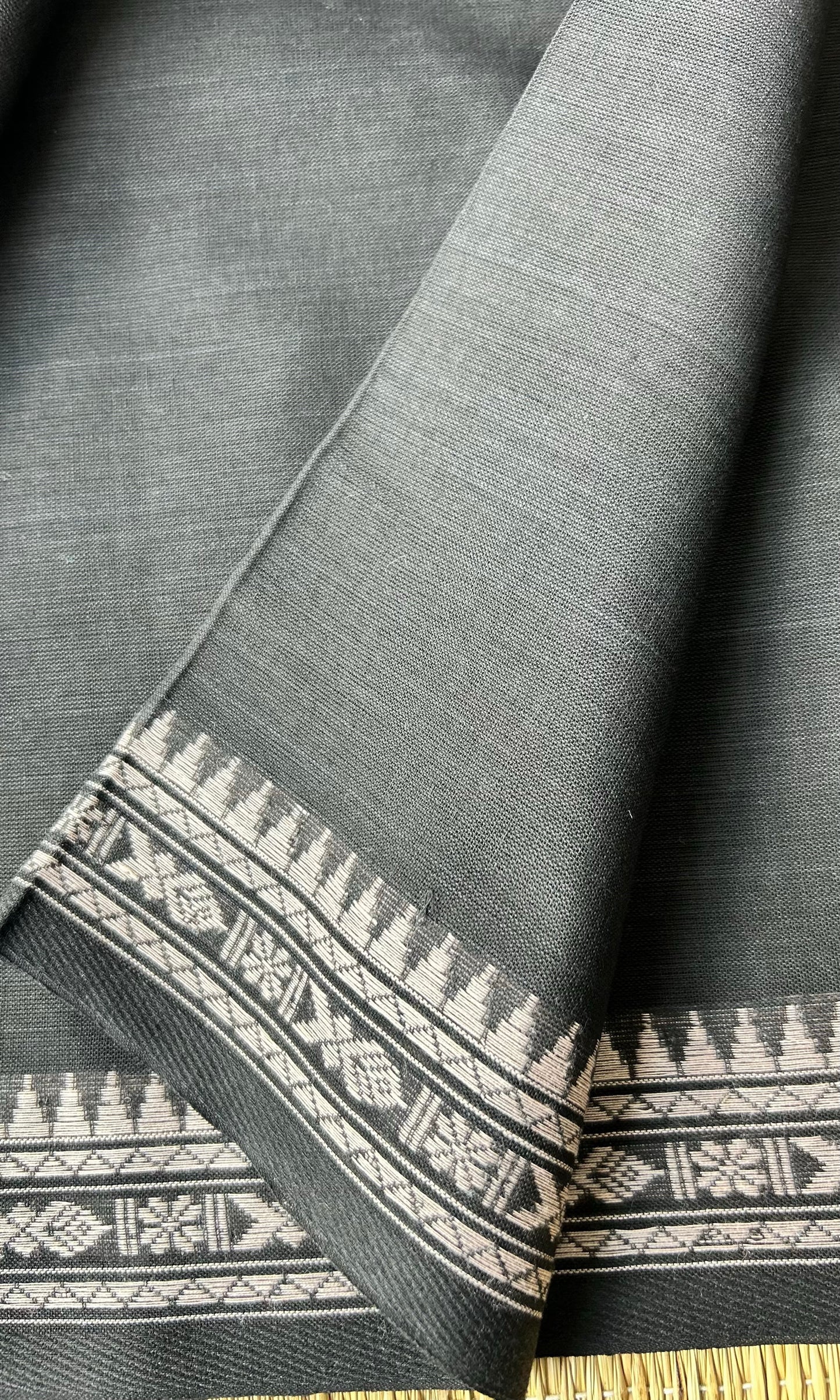 BLACK DHANIAKHALI SAREE