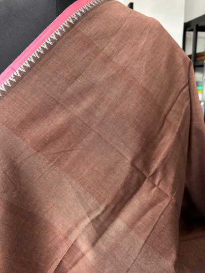 BROWN DHANIAKHALI SAREE