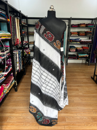 BLACK DHANIAKHALI SAREE