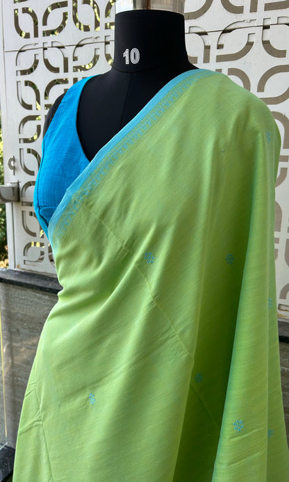 GREEN DHANIAKHALI SAREE