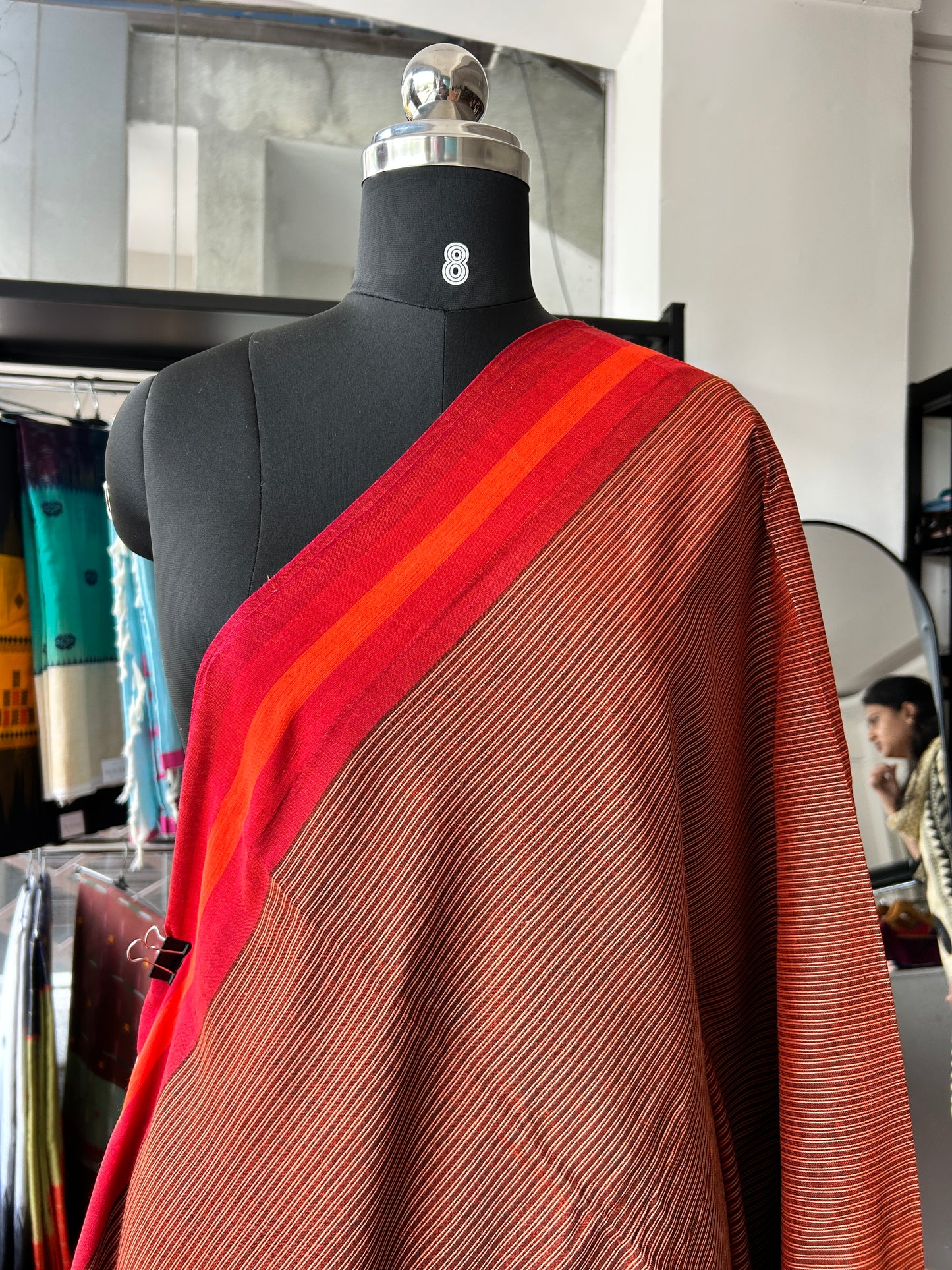 BROWN DHANIAKHALI SAREE