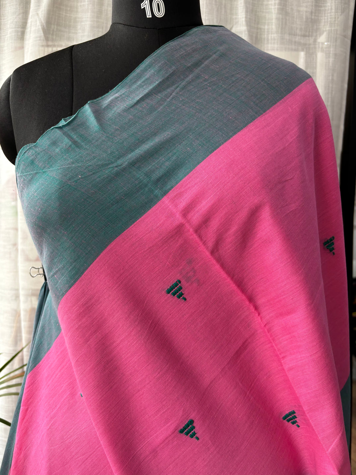 PINK DHANIAKHALI SAREE