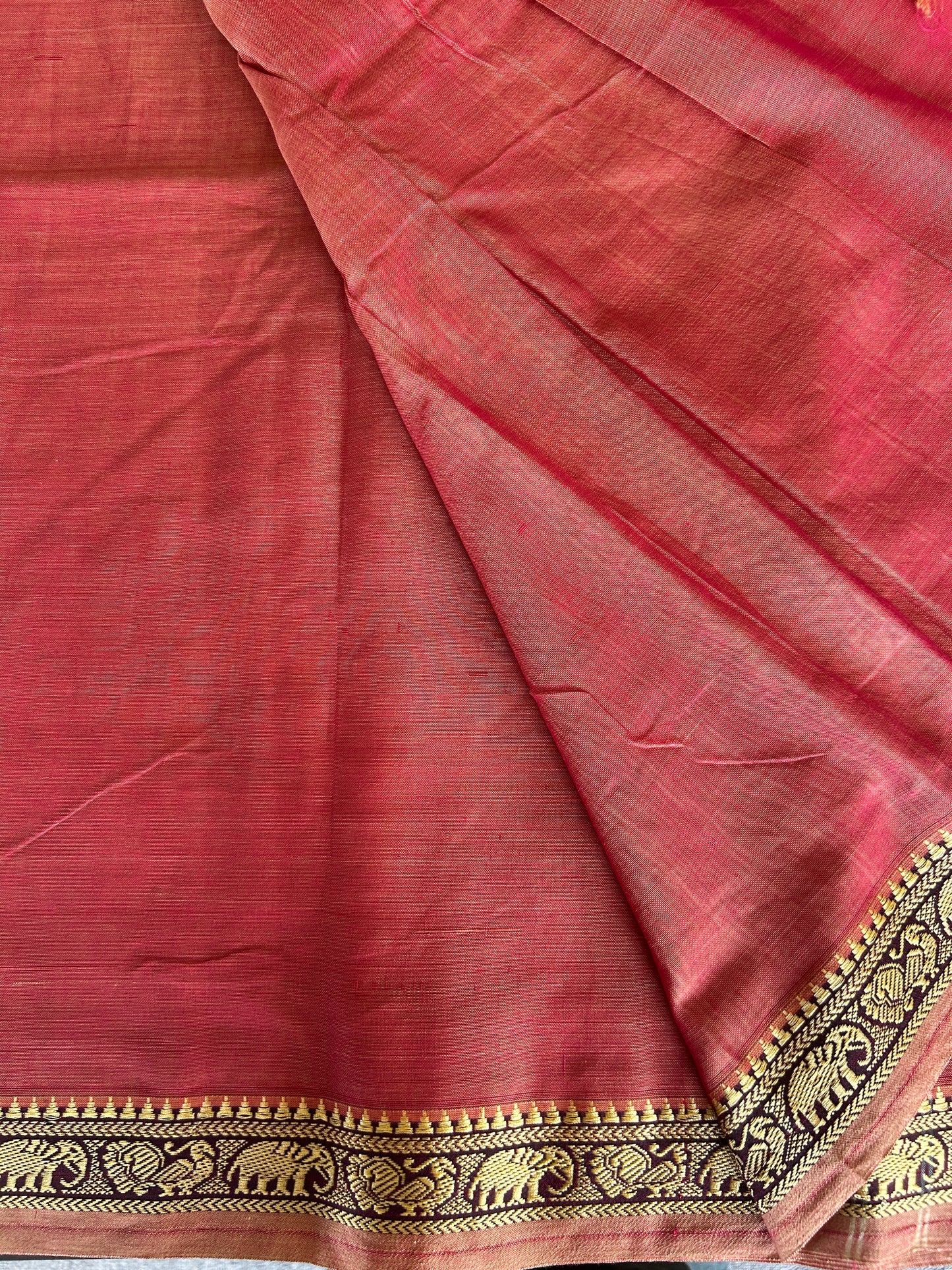 PINK NARAYANPET SAREE