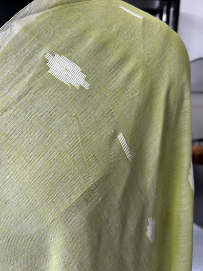 GREEN MUL JAMDANI SAREE