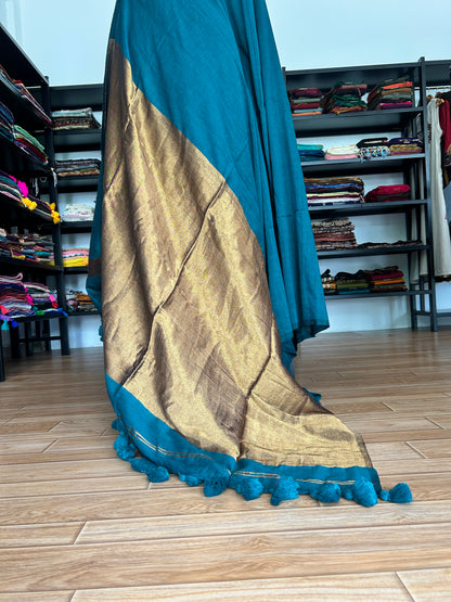 GREEN ACRYLIC SAREE