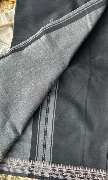 BLACK DHANIAKHALI SAREE