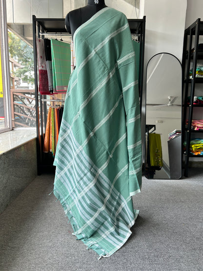 GREEN DHANIAKHALI SAREE