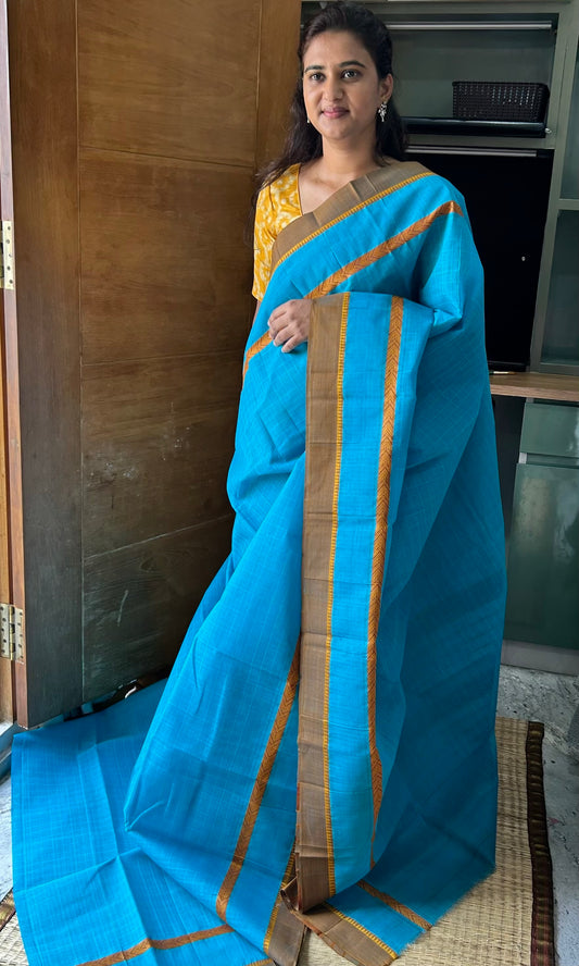 BLUE NARAYANPET SAREE