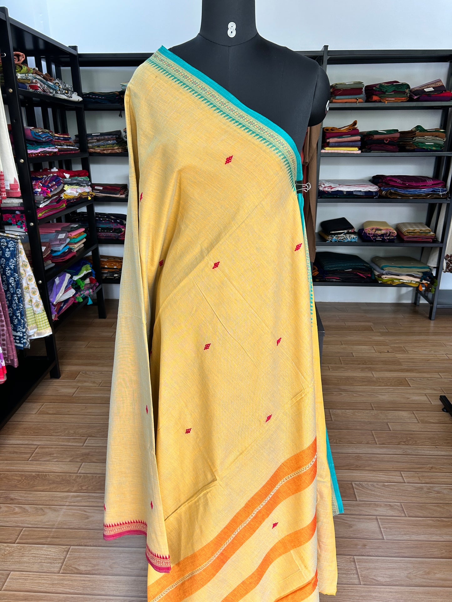 YELLOW DHANIAKHALI SAREE