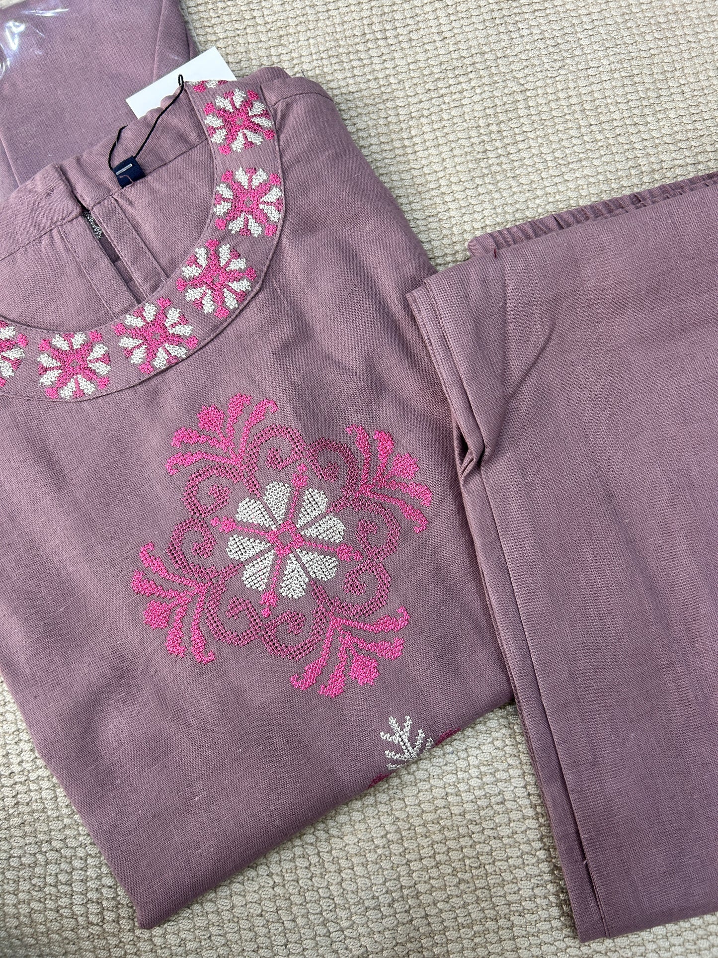 PINK COTTON SUIT
