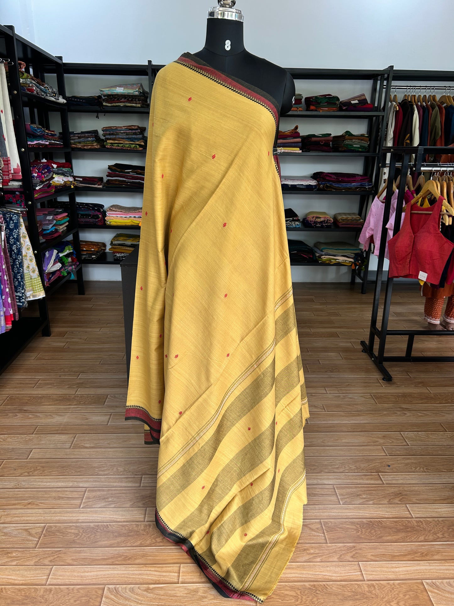 YELLOW DHANIAKHALI SAREE