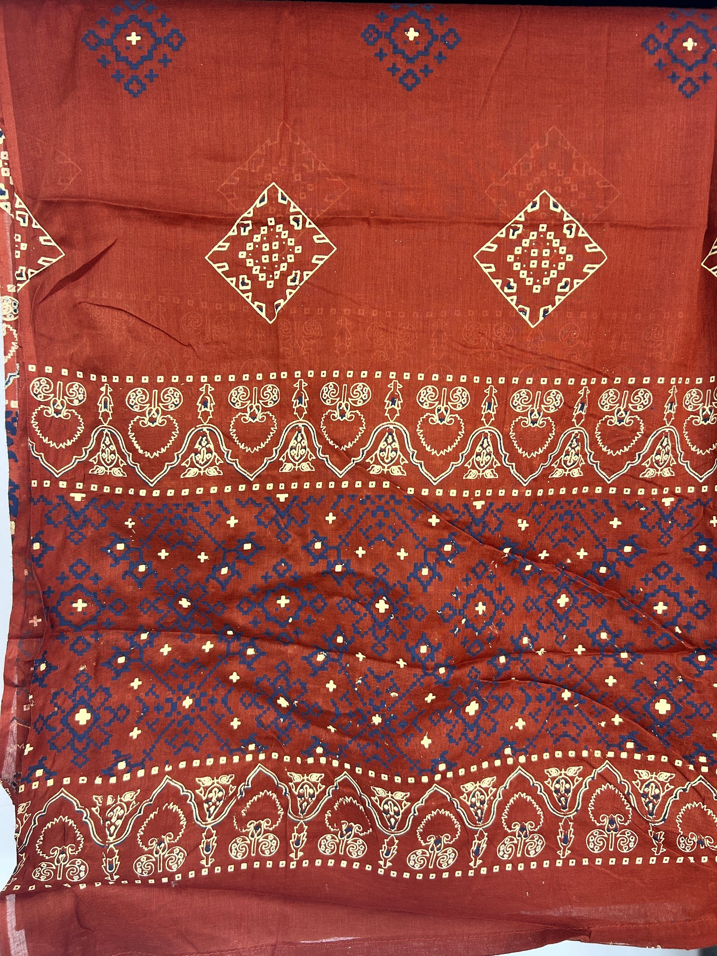 BLUE GAMTHI COTTON SUIT