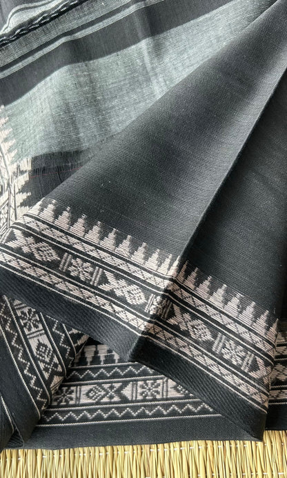 BLACK DHANIAKHALI SAREE
