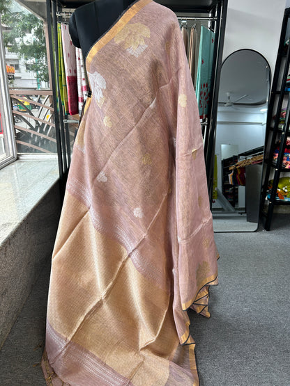 PINK TISSUE JAMDANI