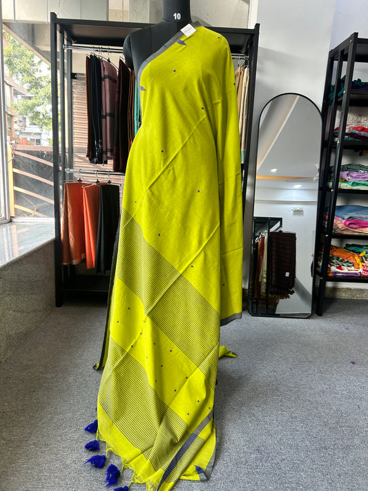 GREEN JAMDANI SAREE