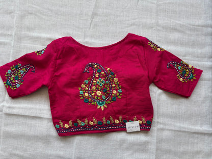Pink Embroidered blouse