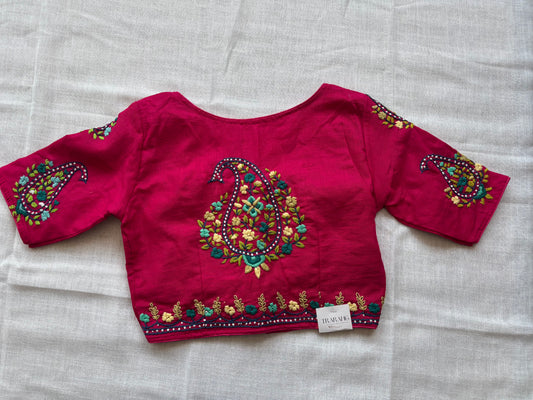 Pink Embroidered blouse