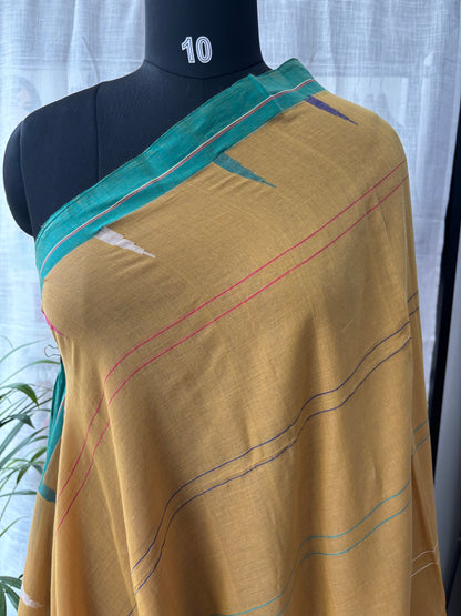BEIGE JAMDANI SAREE