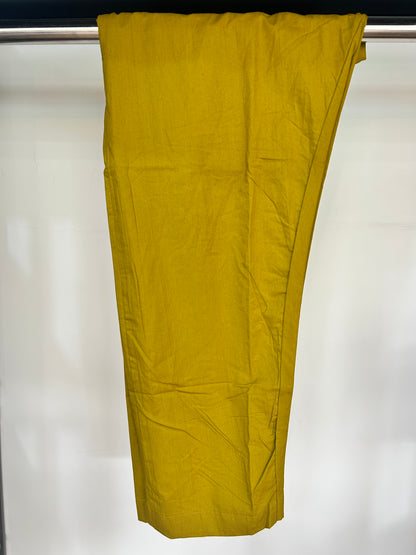 YELLOW COTTON SUIT