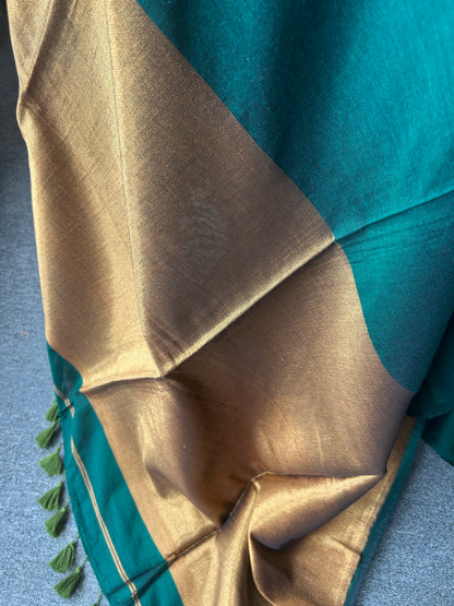 GREEN ACRYLIC COTTON