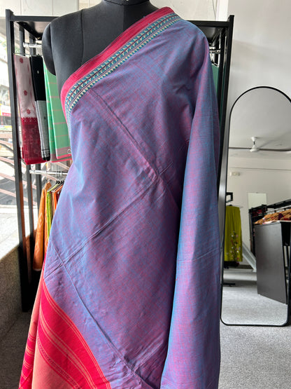 Purple DHANIAKHALI SAREE