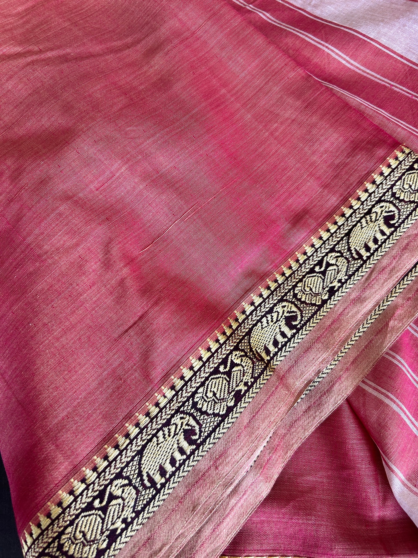 PINK NARAYANPET SAREE