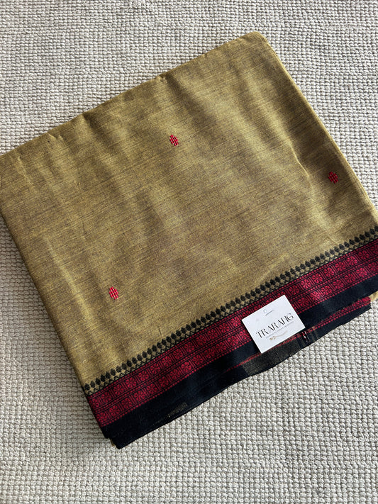 BROWN DHANIAKHALI SAREE