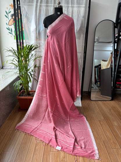 PINK JAMDANI SAREE