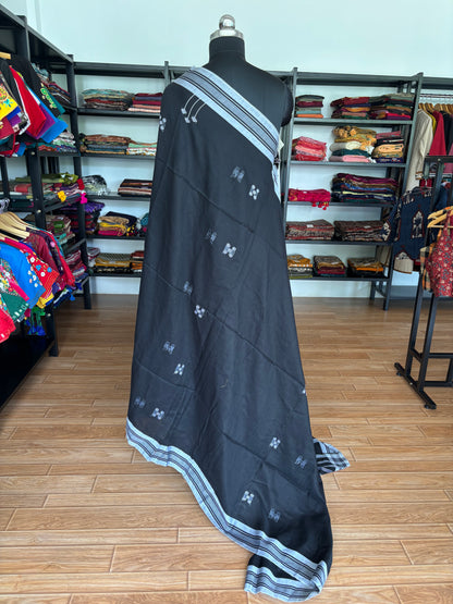 BLACK BHUJODI SAREE