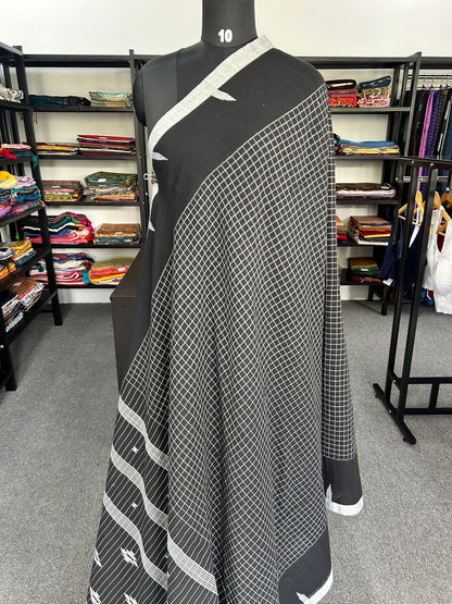BLACK JAMDANI SAREE