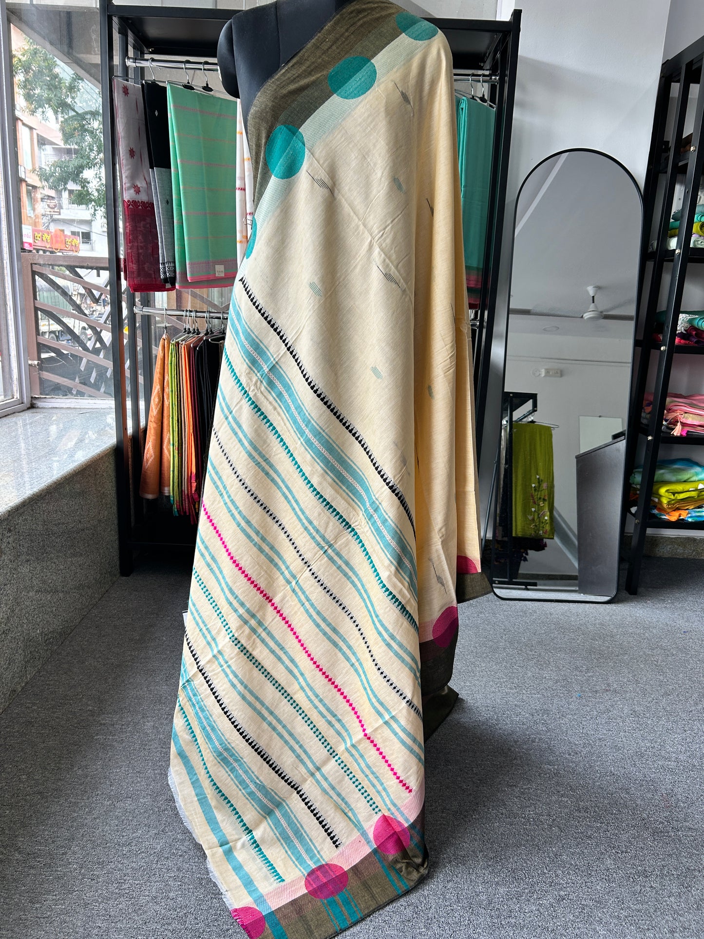 YELLOW DHANIAKHALI SAREE