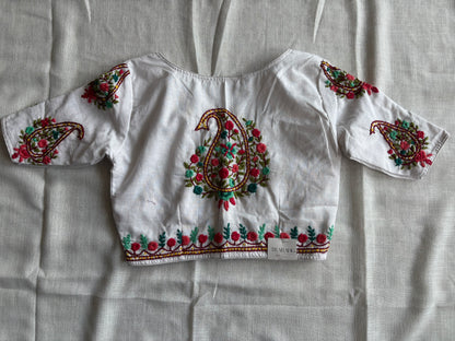 White Embroidered blouse