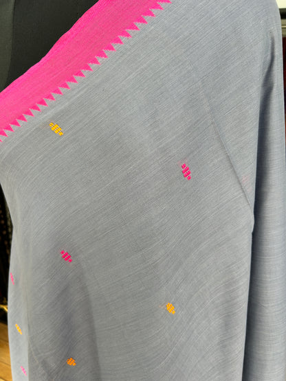 LAVENDER DHANIAKHALI SAREE