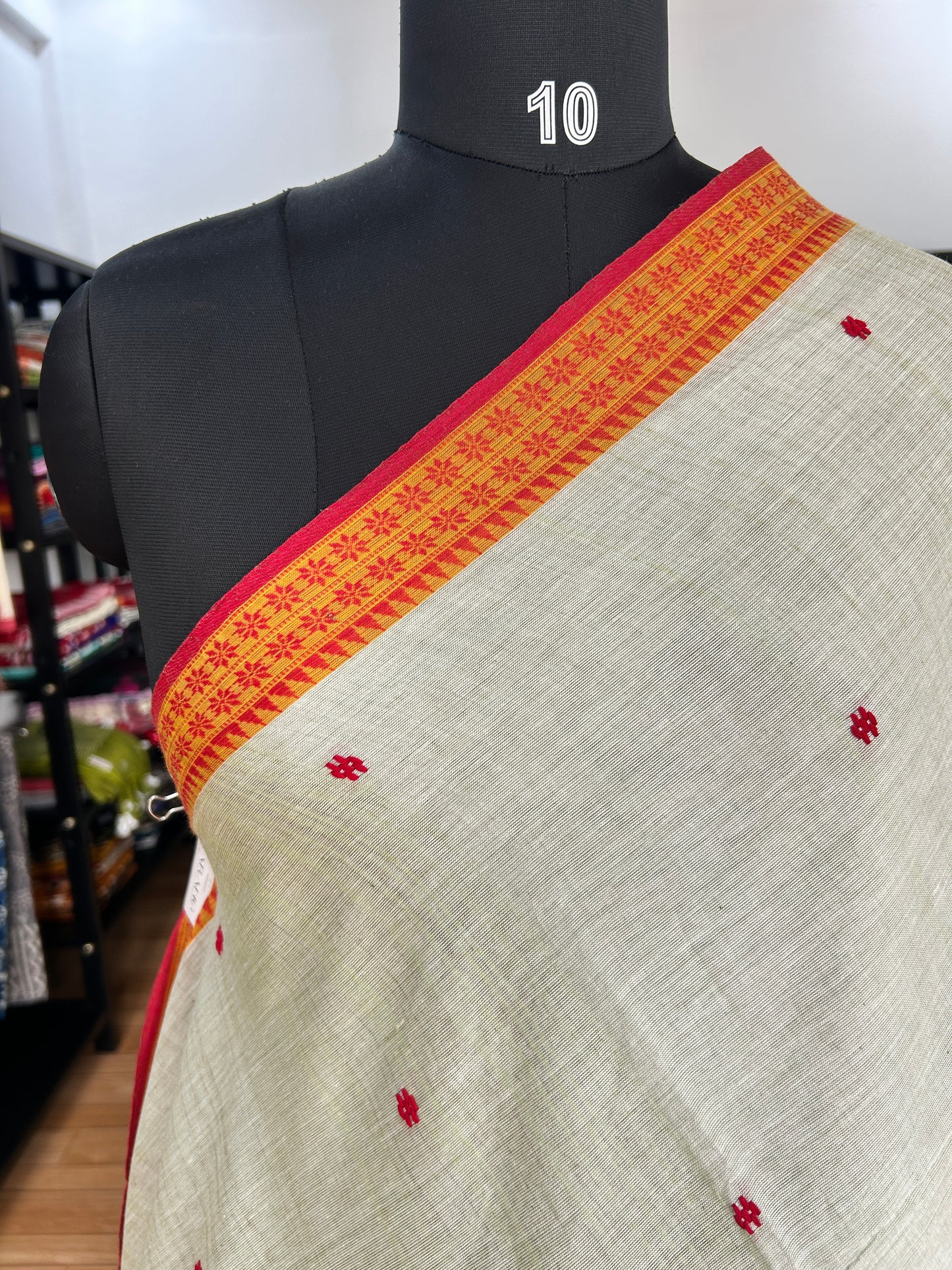 GREEN DHANIAKHALI SAREE