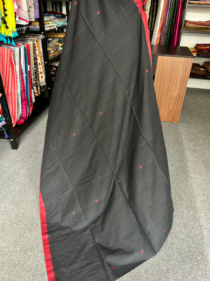 BLACK BHUJODI JAMDANI