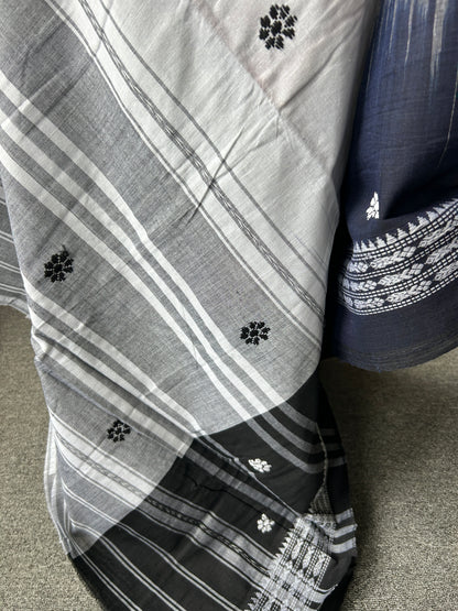 BLACK DHANIAKHALI SAREE