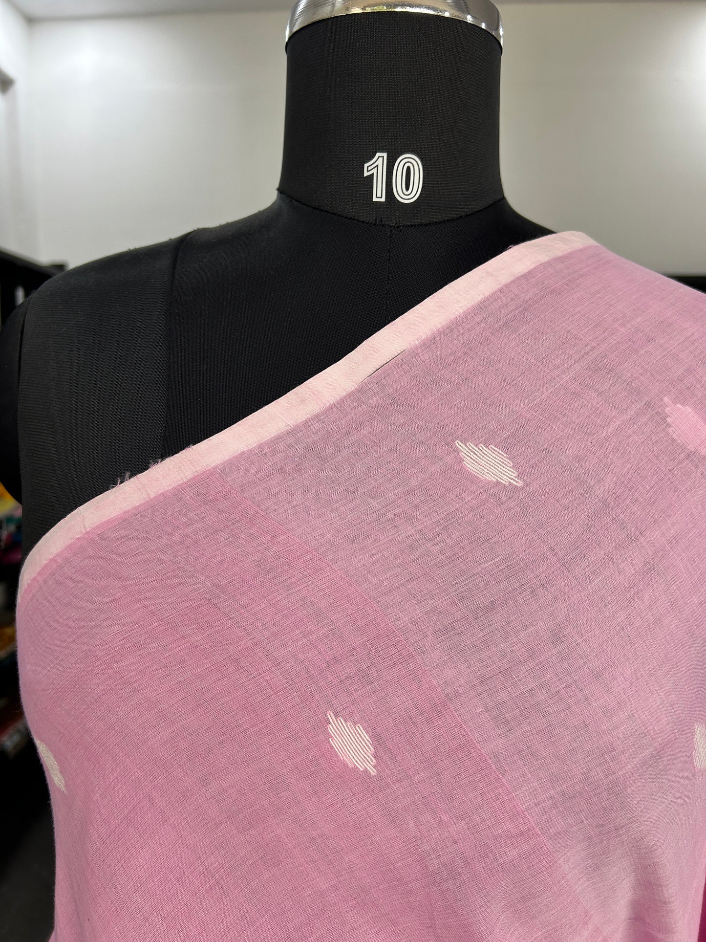 PINK JAMDANI SAREE