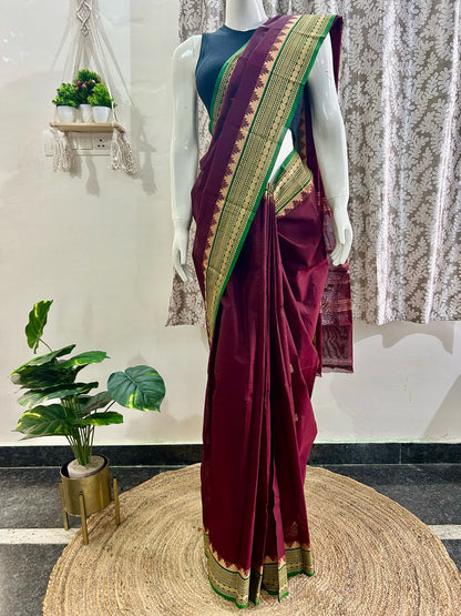 BROWN CHETTINAD COTTON