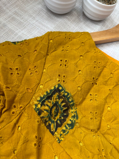 YELLOW HAKOBA BLOUSE